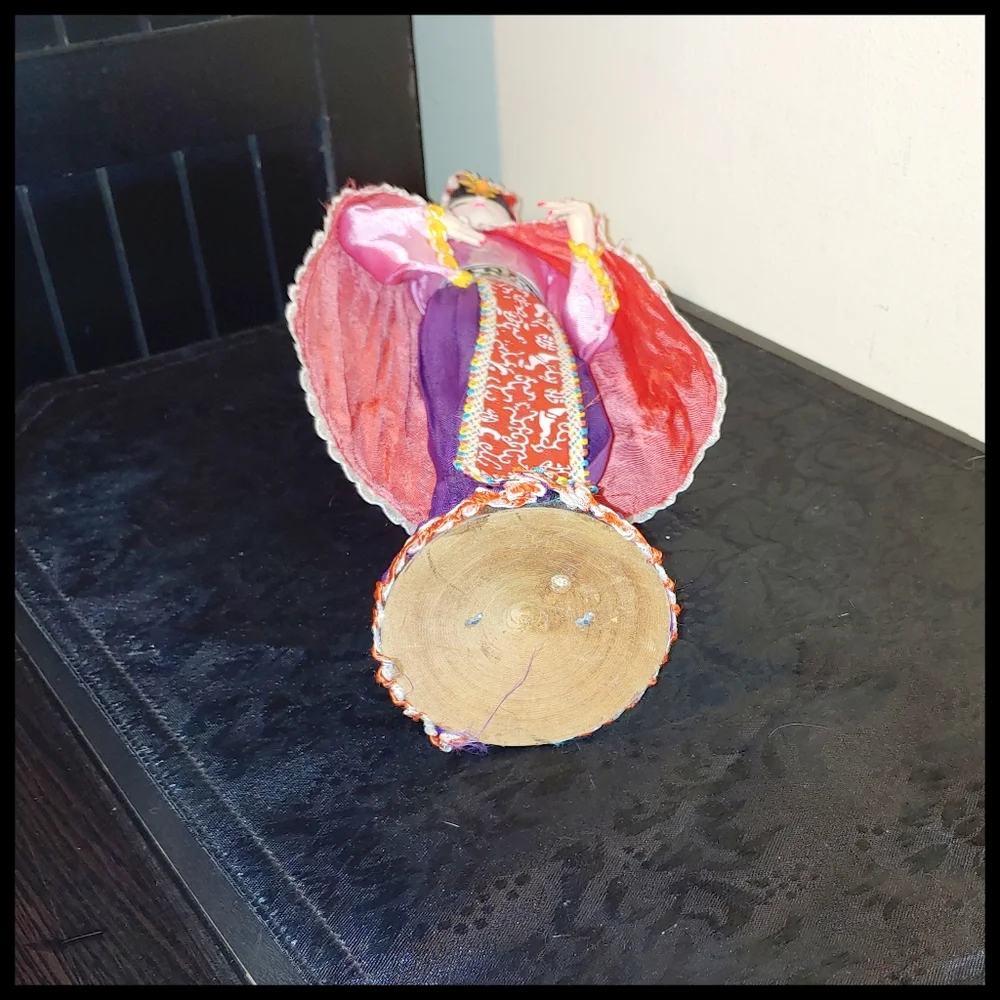 Vintage Asian Cloth Doll, Late 1960s